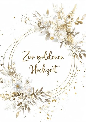 WBdesignz Birthday Karte mit Umschlag gold hochzeit ring von WBdesignz