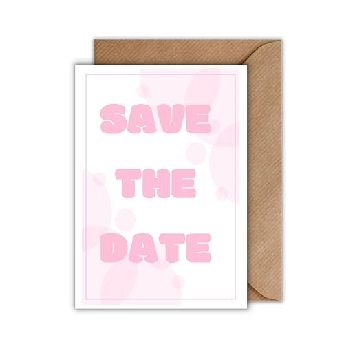 WBdesignz Karte mit Umschlag- Save the Date von WBdesignz