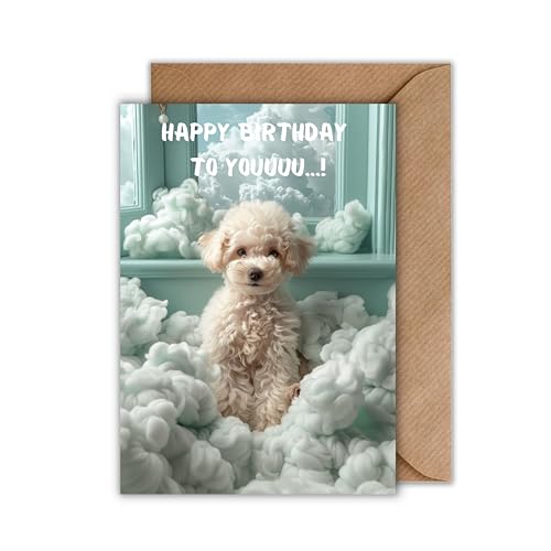 WBdesignz Niedliche Geburtstagskarte mit Umschlag- Happy Birthday to Youuu...! - Netter Geburtstagsgruß Herzliche Karte für Freunde, Familie und Kollegen (DIN A6) von WBdesignz