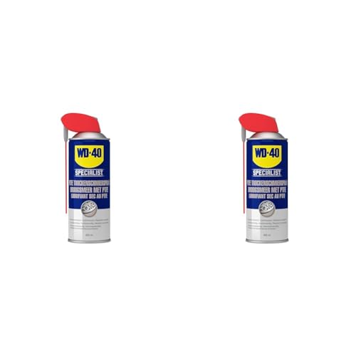 WD-40 Specialist PTFE Trockenschmierspray Smart Straw 400ml | PTFE Spray (Packung mit 2) von WD-40 Specialist