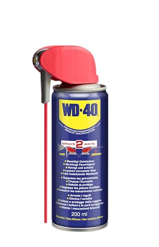 WD-40 49660 Multifunktionsprodukt Smart Straw 200ml, Über 2000 Anwendungsmöglichkeiten z. B quietschende Türen, Fenster, Scharniere von WD-40