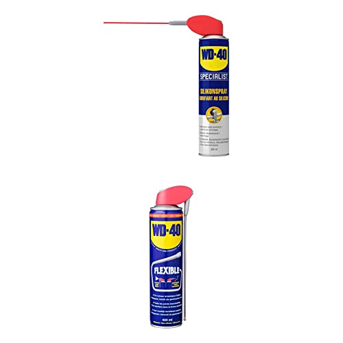 WD-40 Specialist Silikonspray 300ml und WD-40 Multifunktionsprodukt Flexible 400 ml von WD-40