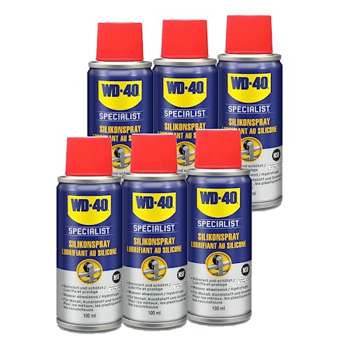 WD-40 Specialist Silikonspray 6x100ml von WD-40