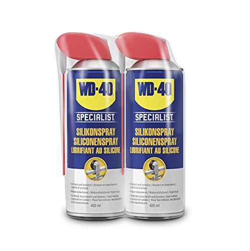 WD-40 Specialist Silikonspray Smart Straw 2x400ml-2021 | Silikonöl Doppelpack von WD-40