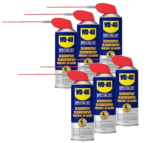 WD-40 Specialist Silikonspray Smart Straw 6x400ml von WD-40