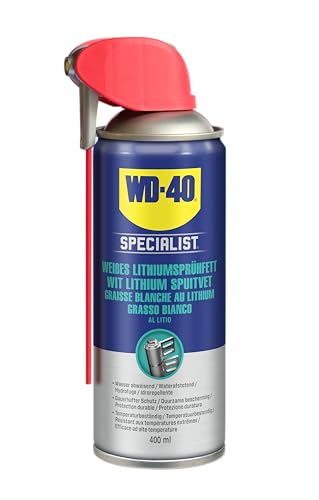 WD-40 49390/25NBA Specialist Weißes Lithiumsprühfett Smart Straw, 400 ml von WD-40