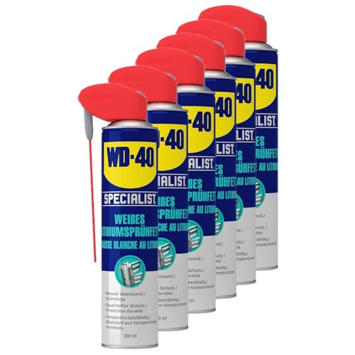 WD-40 Specialist Weißes Lithiumsprühfett Smart Straw 6x300ml von WD-40