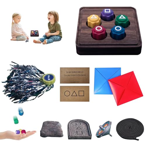 WDKXCN Gonggi Korean Game, 5er-Set Traditional Korean Games, Gonggi Stones Pebbles Set Spiel, Gonggi Spiel Set, Steinspiel Steinfangspiel, Steinfangspiel Hand-Augen-Koordinationstrainingsspielzeug von WDKXCN