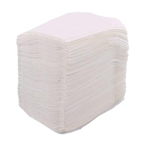 Servietten Nachfüllpack - 100 Stück - 12,5 x 8 cm - Geeignet für universelle Serviettenspender - Umweltfreundlich - Papierservietten - Weiß von WDMT