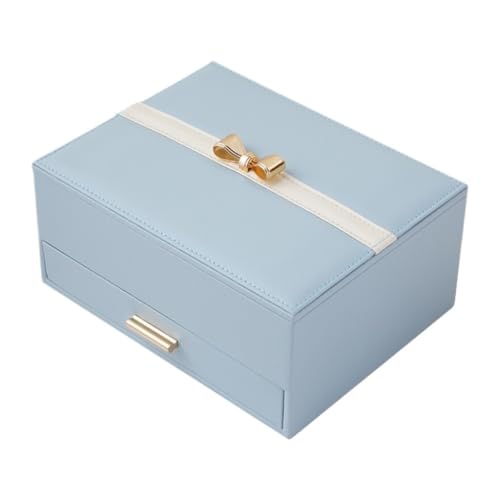 WDWDW Schmuckschatulle Einfache Schmuckaufbewahrungsbox Home Schublade Dreischichtige Schmuckaufbewahrungsbox Freundin Geburtstagsgeschenk von WDWDW