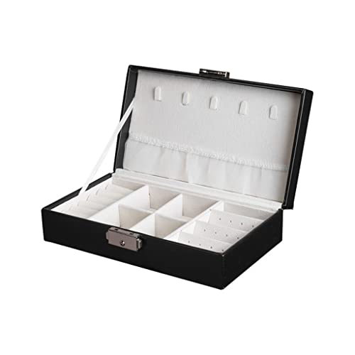 WDWDW Schmuckschatullen, Schmuckaufbewahrungsbox, Ring-, Halsketten-, Make-up-Box, Ohrring-Display, Schmuckschatulle für Damen, Geschenk-Organizer von WDWDW