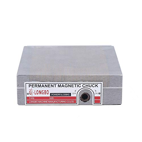 Magnetspannplatte, 150x150mm Magnetic Chuck Magnetspannplatte Magnetfutter Permanente Spannplatte Für Schleifmaschinen Tischbohrmaschinen von WDZCZDoo