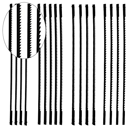 Dekupiersäge Sägeblätter 26Stk Dekupiersägeblatt mit Stift 127mm Sägeblätter Dekupiersäge mit Stift 10/15/18/24 Zähne für Die Holzbearbeitung, Elektrowerkzeug-Zubehör von WDZGX