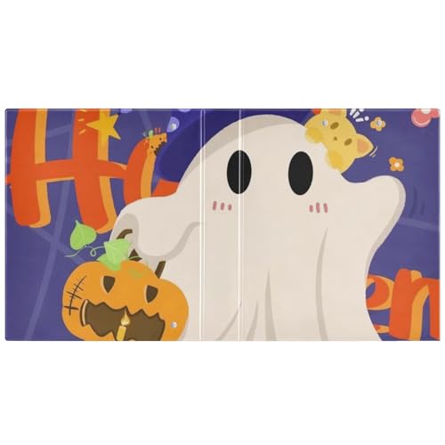 3 Ringbücher mit Klemmbrett, niedliches Halloween, 3 Ringe, 2,5 cm, 1/2 Stück, Büroordner, Hardcover von WDdZzyy