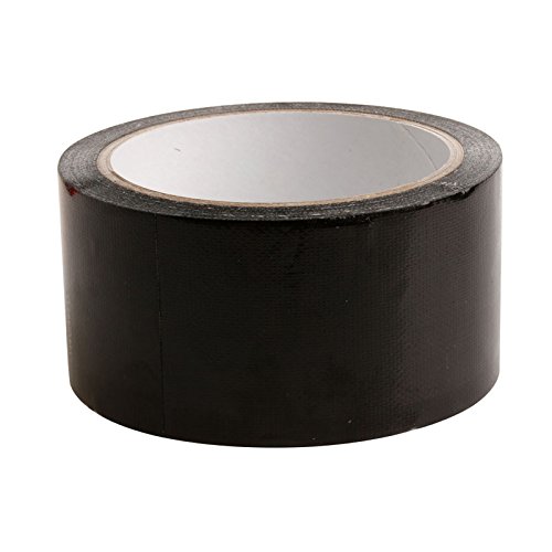 WE-HYTRE Klebebandrolle, wasserdicht, klebrig, Klebeband, Gewebe, Reparatur, 8 Farben, 10 m x 50 mm Schwarz von WE-HYTRE