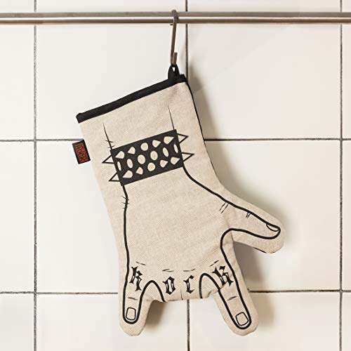 We Love Rock Küchenhandschuh mit Siebdruck von WE LOVE ROCK