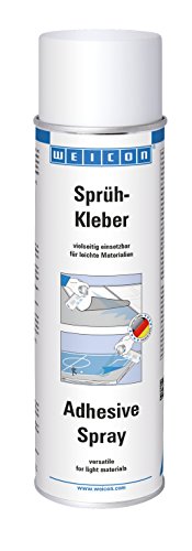 WEICON Sprühkleber 500 ml, transparentes Klebespray, für leichte Materialien, wie Papier, Karton oder Hartschaum von WEICON