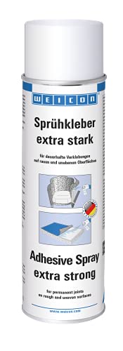 WEICON Sprühkleber extra stark 500 ml I Universalkleber für starke Fugen von Leder, Kunststoff etc. I transparent von WEICON