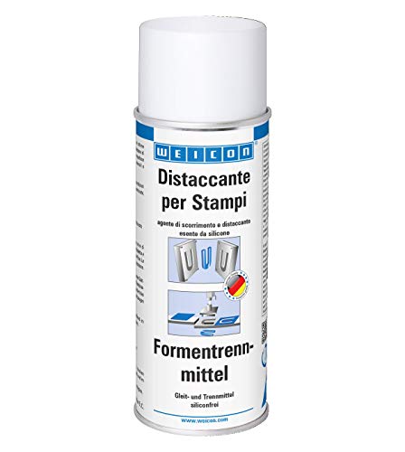 WEICON Trennmittel für Formen | 400 ml | Silikonfreies Trennspray | Verhindert effektiv die Haftung auf Kunststoffen, Metallen, Formen und Werkzeugen | Farblos von WEICON