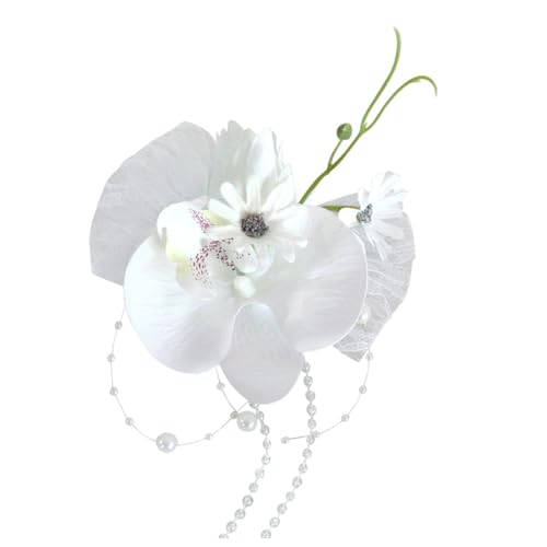 Hochzeitsstrauß, Hochzeit, Brautschmuck, Ansteckblumen, Handgelenk-Ansteckblumen, Hochzeitskranz für Braut, Brautjungfern, Hochzeitsfeier von WEIDN