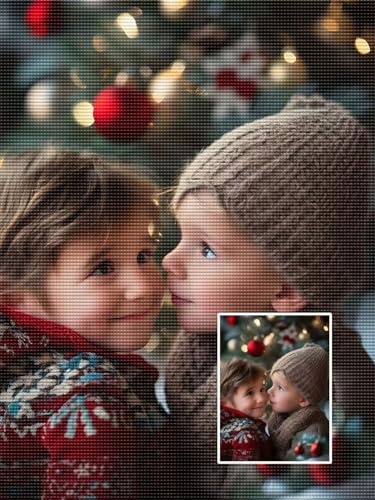 Benutzerdefinierte Diamantmalerei-Kits 5D DIY Diamond Painting Eigenes Foto für Erwachsene Personalisierte Foto Angepasstes Privates Bild Geschenke Heimwanddekoration, mit zubehör 100x180 cm y-102 von WEISHIWE