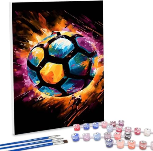 Malen Nach Zahlen Basketball,100x130cm DIY Malen Nach Zahlen Erwachsene, DIY Kreativ Set für Erwachsene Handgemalt Ölgemälde Kits auf Leinwand Geschenk, Acryl-Malen Nach Zahlen für Wanddeko s-390 von WEISHIWE