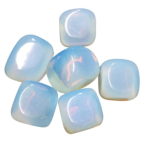 WEITING Opale Steine Kristalle, Edelstein Opal poliert, Opal Kristalle Essstäbchen Echte Opal Kristalle Set Natürliche Edelsteine Weihnachtsgeschenke von WEITING