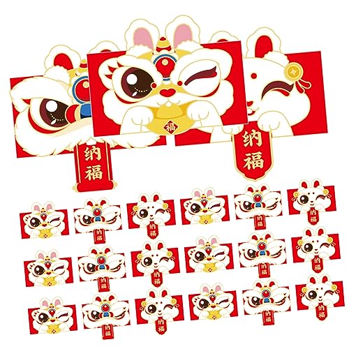 WEITINGKKK Frühling im Jahr, 30 Stück Money Bunny Year Red Pocket Lunar Bunny Year Red Päckchenpapier von WEITINGKKK