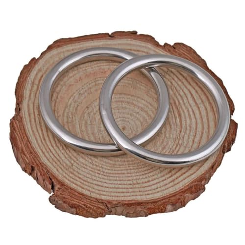 WEITINGKKK Geschweißte runde Ringe Edelstahl O-Ringe, M3 ~ M12 Nahtlose runde Ringe aus Edelstahl, glatter massiver O-Ring for Aufhängen von Bootshängematten und Yoga-Hängerringen(M12x110(1pcs)) von WEITINGKKK