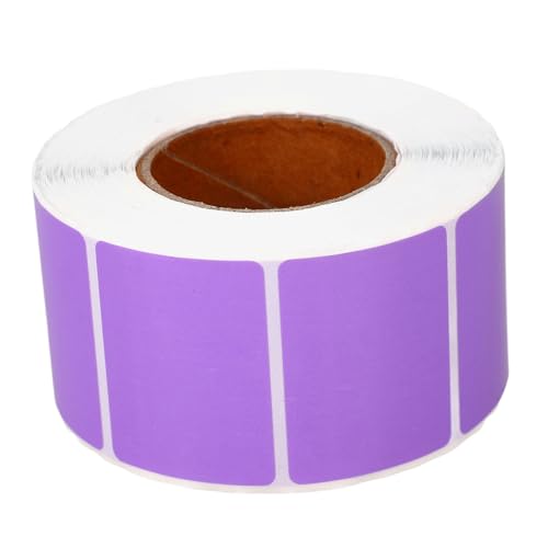 1 Rolle Farbiges Thermopapier thermisches Etikett fällig perforiertes Versandetikett drucker Farbthermopapier * Drucken Sie Etikettenaufkleber Aufkleber aus Etikettenpapier Violett WEKADRIN von WEKADRIN