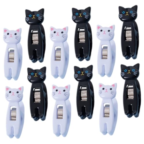 12Stücke Katzen Memo Clips aus Multifunktionale Notizklammern für Hosen und Notizen Süße Katzen Designs für Büro Zuhause und Partys 12Stücke Katzen Memo Clips aus Multifunktionale Notizklammern für Hosen und Notizen Süße Katzen Designs für Büro Zuhause und Partys von WEKADRIN