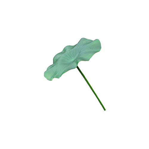 1Stk Handheld-Lotusblatt fotoshooting Accessoires teich Dekoration Photo Taking Accessory Realistic Lotus Leaf Festival Prop Lotusblattverzierung Handstütze Lotusblatt rpop Green WEKADRIN von WEKADRIN