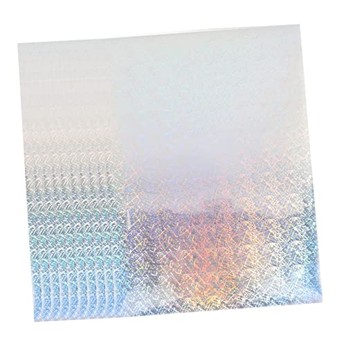 WEKADRIN 10 Blatt Farbiges Papier Holografisches Papier Glänzendes Aufkleberpapier Pastell Druckbar Fotodruckpapier Konstruktionspapier Legale Umschläge Weißes Papier Colorful Das Haustier von WEKADRIN