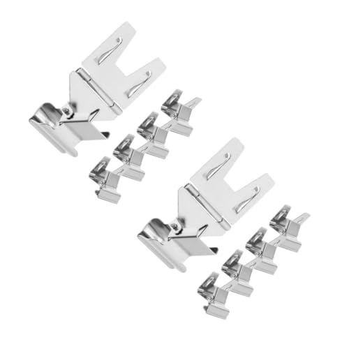 WEKADRIN 2 Sätze Preisschild-clip Etiketten Für Drahtgestelle Regaletiketten Etikettenhalter Stall Körbe Etiketten Zeichenclips Inhaber Chip-clips Galvanisiertes Eisen Silver 5 Stück * 2 von WEKADRIN