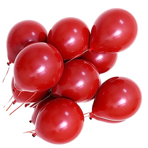 WEKADRIN Gemischte Latexballons Romantische Dekoration Für Hochzeiten Und Geburtstagsfeiern Edelrot Für Kreative Partygestaltung von WEKADRIN