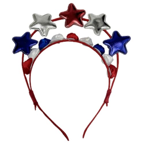 WEKADRIN Independence Day Stirnband Party Haare Hoop Patriotic Party Kopfschmuck Party Accessoire von WEKADRIN