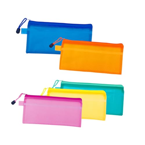 WEKAMOS Wasserdichte Dokumententasche mit Reißverschluss Mattes PVC Material Strapazierfähige Netz Clipmappe Vielseitig für Büro Reise und Alltag Teiliges Farblich Zufällige Farbe WEKAMOS Wasserdichte Dokumententasche mit Reißverschluss Mattes PVC Material Strapazierfähige Netz Clipmappe Vielseitig für Büro Reise und Alltag Teiliges Farblich Zufällige Farbe von WEKAMOS