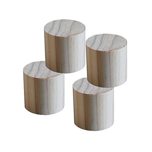 Holz Bett Möbel Heber Risers, 9 cm Durchmesser Möbelerhöhung Möbelbeine Weiche Möbelfüße Lifts Holzmöbelfüße Lifter Aufzug(10cm) von WEKONUMEX