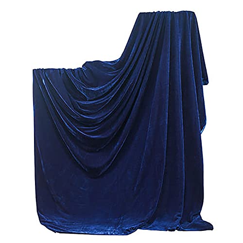 Kunstpelz Stoff, Shaggy Plüsch Pelz Stoff Schnitt Blauer weicher Plüsch-Samtstoff for Polsterung, Schneiderei, Vorhang, Rollo, Kissen, Veloursmaterial – 160 cm breit(1.6mx1.6m) von WEKONUMEX