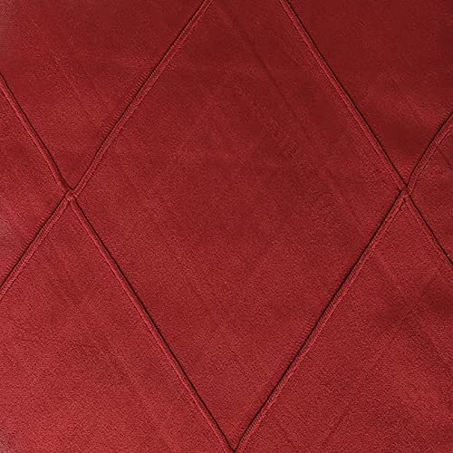 Kunstpelz Stoff, Shaggy Plüsch Pelz Stoff Schnitt Polsterstoff aus Polyester-Velours for Nähen von DIY-Kunsthandwerk, Kissen, Kostümen, Heimdekoration, Meterware, 145 cm breit(Crimson) von WEKONUMEX