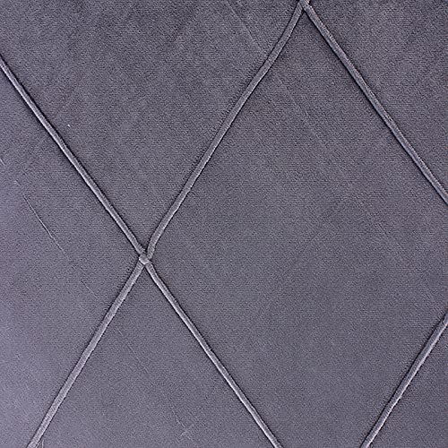 Kunstpelz Stoff, Shaggy Plüsch Pelz Stoff Schnitt Polsterstoff aus Polyester-Velours for Nähen von DIY-Kunsthandwerk, Kissen, Kostümen, Heimdekoration, Meterware, 145 cm breit(Dark Gray) von WEKONUMEX