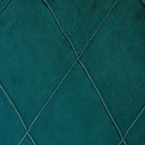 Kunstpelz Stoff, Shaggy Plüsch Pelz Stoff Schnitt Polsterstoff aus Polyester-Velours for Nähen von DIY-Kunsthandwerk, Kissen, Kostümen, Heimdekoration, Meterware, 145 cm breit(Dark Green) von WEKONUMEX