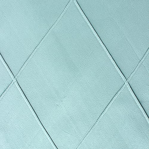 Kunstpelz Stoff, Shaggy Plüsch Pelz Stoff Schnitt Polsterstoff aus Polyester-Velours for Nähen von DIY-Kunsthandwerk, Kissen, Kostümen, Heimdekoration, Meterware, 145 cm breit(Light Blue) von WEKONUMEX