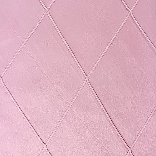 Kunstpelz Stoff, Shaggy Plüsch Pelz Stoff Schnitt Polsterstoff aus Polyester-Velours for Nähen von DIY-Kunsthandwerk, Kissen, Kostümen, Heimdekoration, Meterware, 145 cm breit(Pink) von WEKONUMEX