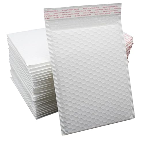 Luftpolster-Versandtaschen Verpackungsbeutel, 20 Stück Verpackungsbeutel for geschäftliche Versandverpackungen, Druckverschlussbeutel(10pcs 18x20cm) von WEKONUMEX