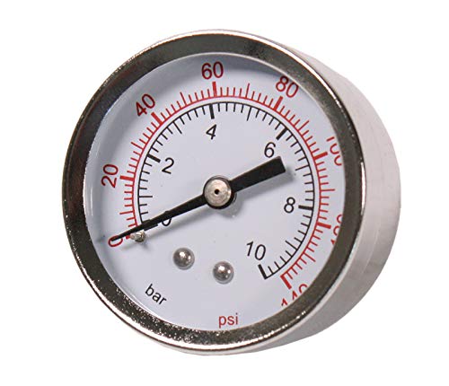 Manometer 50 mm für Druckanzeige Ersatzteil für WELDINGER Druckluftregler 1/4" von WELDINGER