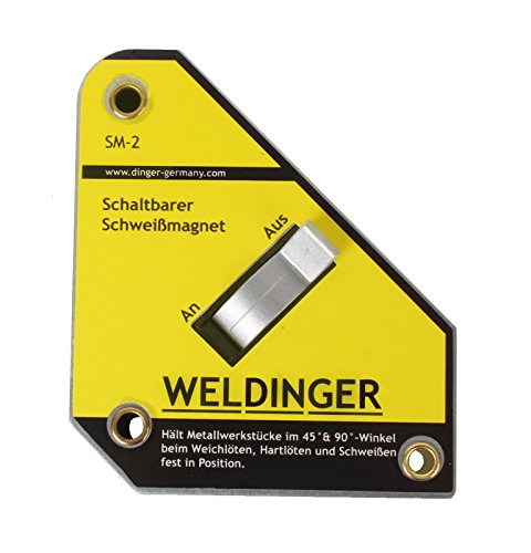 WELDINGER SM-2 schaltbarer Schweißmagnet klein (111x 95x28 mm bis 35 kg) von WELDINGER