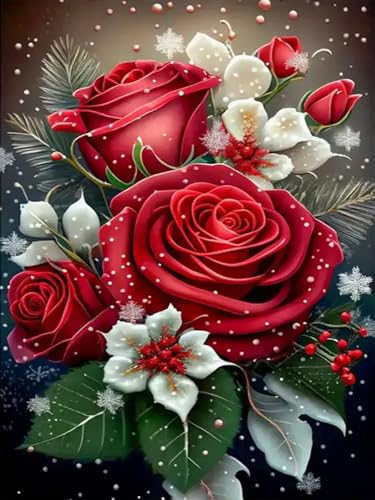WELIWE Vorgedruckt Kreuzstich kit für Erwachsene 11CT Stickerei Set DIY Starter Stickbild Handwerk Heimdekoration Schöne Blumen 40×50 cm WELIWE Vorgedruckt Kreuzstich kit für Erwachsene 11CT Stickerei Set DIY Starter Stickbild Handwerk Heimdekoration Schöne Blumen 40×50 cm von WELIWE