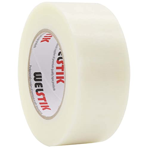 WELSTIK Professional-Klebeband, wasserdichtes Panzertape, farbiges Gaffer-Klebeband für Reparaturen, Basteln, Verwendung im Innen- und Außenbereich, 50 mm x 41 m, klar von WELSTIK