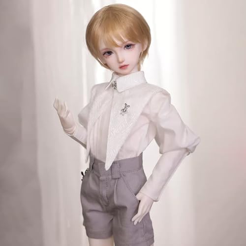 1/4 BJD Puppe Ball Jointed BJD Dolls Full Set Reborn Toy SD Surprise Gift Doll mit Kleidung Schuhe Perücke Haar Make-Up Surprise Gift von WENCY